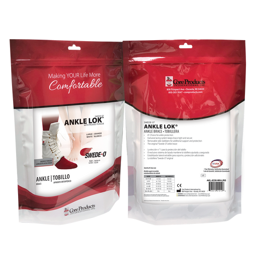 Core Products Core Products AKL-6330-WH-2XL Ankle Support Padded Tongue without Supplies reLink Medical