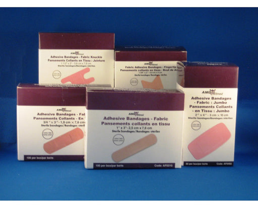 AMD-Medicom AMD-Medicom AFF0217 Fabric Adhesive Bandage Fingertip 1‚¾" x 2" Supplies reLink Medical