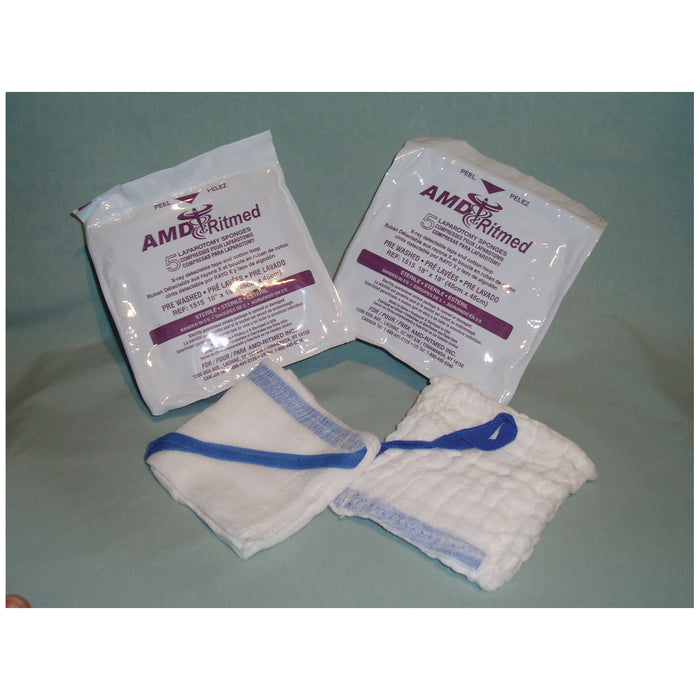 AMD-Medicom AMD-Medicom 1505 Laparotomy Sponge 12" x 12" 4-Ply Prewashed Supplies reLink Medical