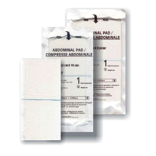 AMD-Medicom AMD-Medicom A7059 Abdominal Pad 5" x 9" Sterile 1s Sealed Ends Supplies reLink Medical