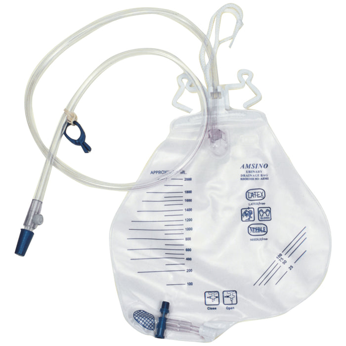 Amsino International, Inc. Amsino International Inc. AS322 Drainage Bag 2000mL Anti-Reflux Supplies reLink Medical