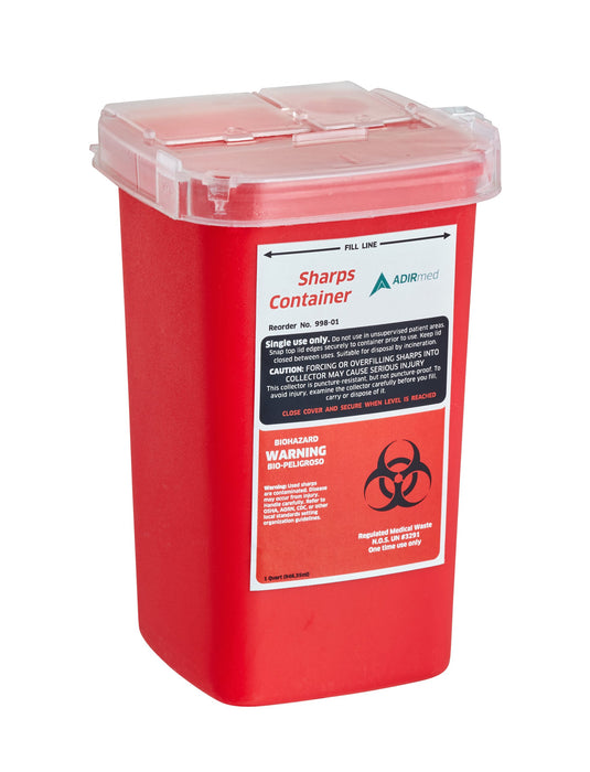 Viva Comfort Viva Comfort Sharps and Needle Disposal Container 1 Quart Medical Furniture reLink Medical