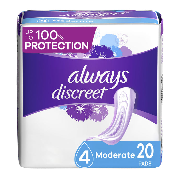 Procter & Gamble Procter & Gamble 3700090433 Always Discreet Pads Supplies reLink Medical