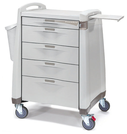Capsa Healthcare Capsa Healthcare AM9MC-LCD-C-DR140 Intermediate Cart 39.5" H x  24" Medical Furniture reLink Medical