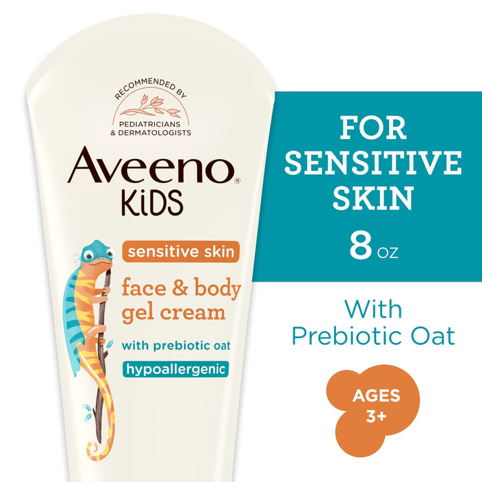 Kenvue Kenvue 202122 Aveeno Kids Face & Body Gel Cream 8 oz 3/pk 4 Supplies reLink Medical