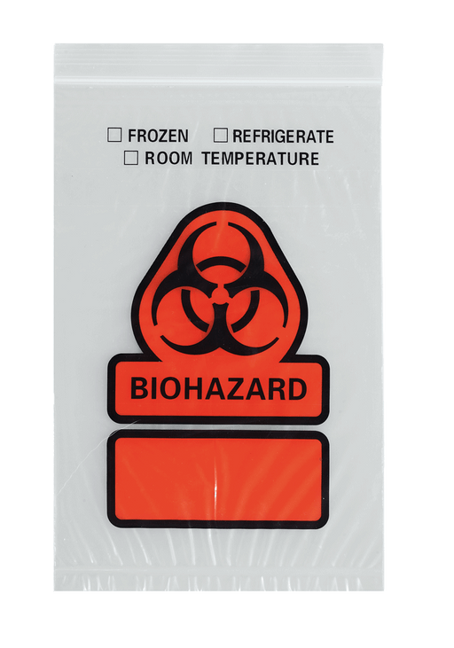 ASP Global ASP Global B27 Reclosable Specimen Transport Bag 3 Wall Printed Supplies reLink Medical