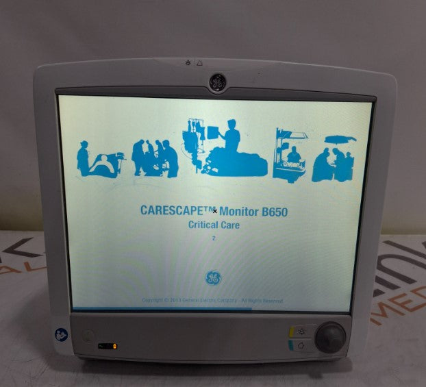 GE Healthcare Lot of 25 GE Healthcare Carescape B650 Critical Care Patient Monitor Patient Monitors reLink Medical