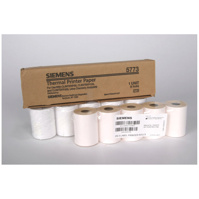 Siemens Diagnostics 5773 Clinitek Thermal Printer Paper