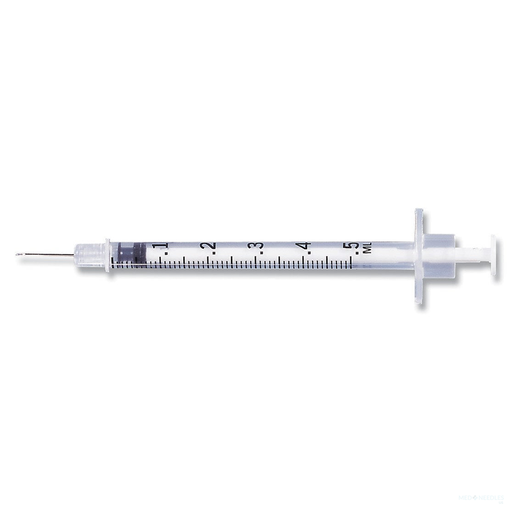 Becton Dickinson (BD) BD 305620 Tuberculin Syringe ‚½mL Permanently Attached Needle 27G Supplies reLink Medical