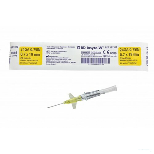 Becton Dickinson (BD) BD 381312 IV Catheter 24G x 0.75" 50/bx Supplies reLink Medical