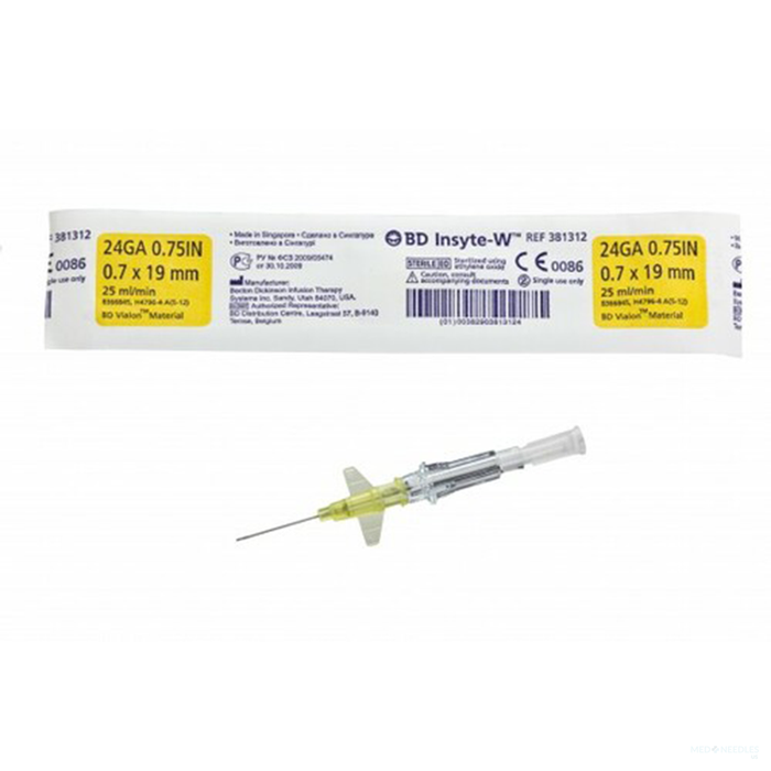 Becton Dickinson (BD) BD 381312 IV Catheter 24G x 0.75" 50/bx Supplies reLink Medical