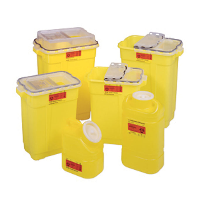 Becton Dickinson (BD) BD 305604 Sharps Collector 9 Gallon Slide Top Gasketed Yellow Supplies reLink Medical