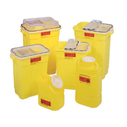 Becton Dickinson (BD) BD 305614 Sharps Collector 17 Gallon Hinged Top Gasketed Yellow Supplies reLink Medical