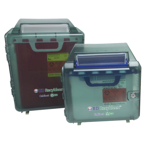 Becton Dickinson (BD) BD 305099 Recycled Green Locking Wall Cabinet Shield 2/3 Supplies reLink Medical