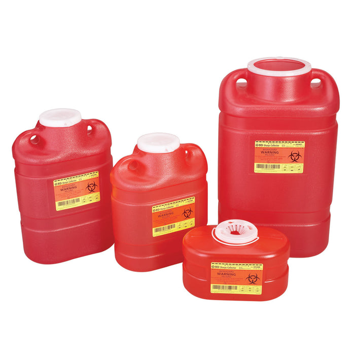 Becton Dickinson (BD) BD 305489 Sharps Collector 6.9 Qt Medium Red Supplies reLink Medical