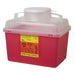 Becton Dickinson (BD) BD 305456 Sharps Collector 14 Qt Clear Top Large Open Cap Red Supplies reLink Medical