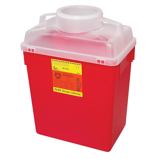 Becton Dickinson (BD) BD 305465 Sharps Collector 6 Gal Clear Top Large Funnel Cap Supplies reLink Medical