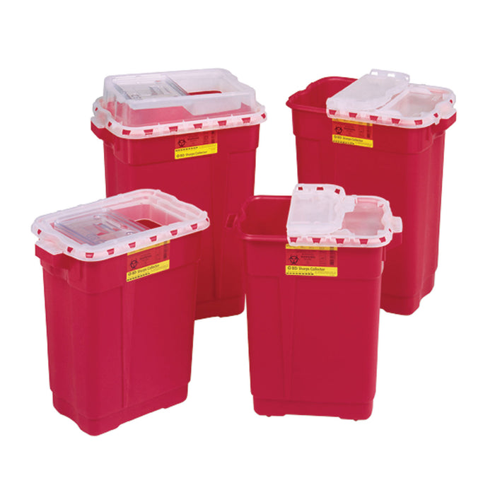 Becton Dickinson (BD) BD 305602 Sharps Collector 9 Gal Slide Top Gasketed Red Supplies reLink Medical