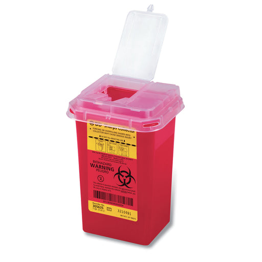 Becton Dickinson (BD) BD 305635 Sharps Collector 1.0 Qt Phlebotomy Red Supplies reLink Medical