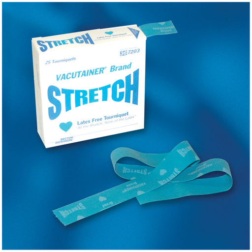 Becton Dickinson (BD) BD 367203 Stretch Tourniquet in Dispensing Box Latex Free 25/pk 20 Supplies reLink Medical