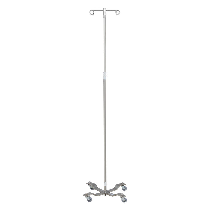 Blickman Industries Blickman Industries 0528890000 IV Stand 2 Hook Twist Lock 4 Leg Medical Furniture reLink Medical