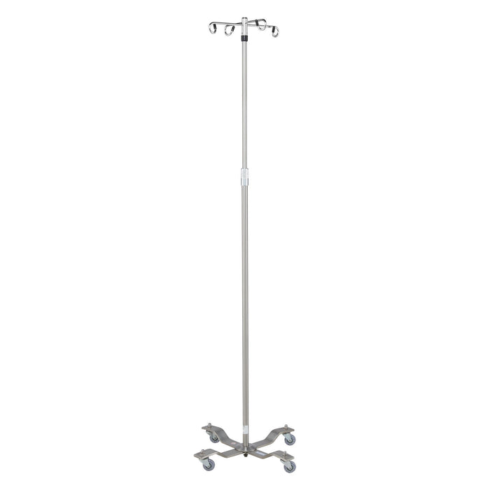 Blickman Industries Blickman Industries 0528890400 IV Stand 4 Hook Twist Lock 4 Leg Medical Furniture reLink Medical