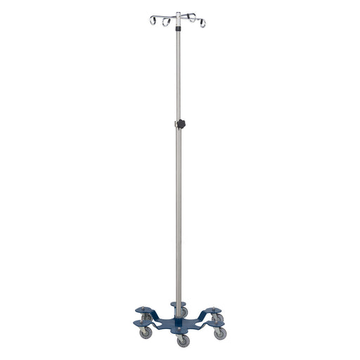 Blickman Industries Blickman Industries 0541370400 IV Stand Heavy Duty 4 Hook 6 Leg Medical Furniture reLink Medical