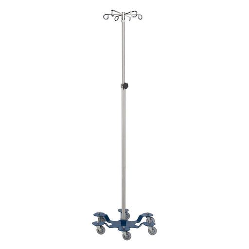 Blickman Industries Blickman Industries 0541370600 IV Stand Heavy Duty 6 Hook 6 Leg Medical Furniture reLink Medical
