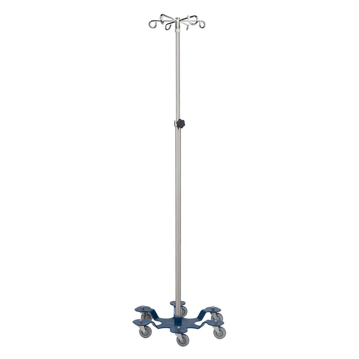 Blickman Industries Blickman Industries 0541370600 IV Stand Heavy Duty 6 Hook 6 Leg Medical Furniture reLink Medical