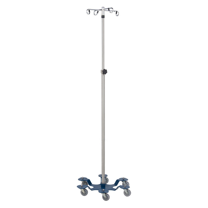 Blickman Industries Blickman Industries 0561370400 IV Stand 4 Hook 6 Leg Powder Coated Medical Furniture reLink Medical