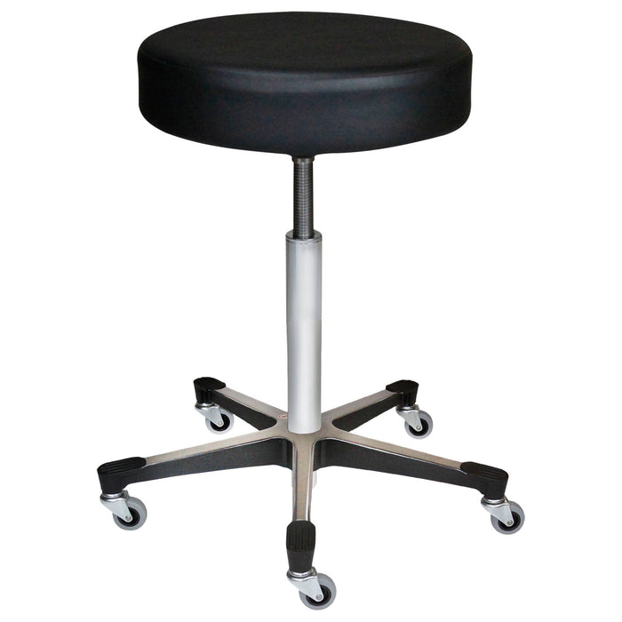 Blickman Industries Blickman Industries 1021113025 Exam Stool 1113 Black Leg Aluminum Medical Furniture reLink Medical