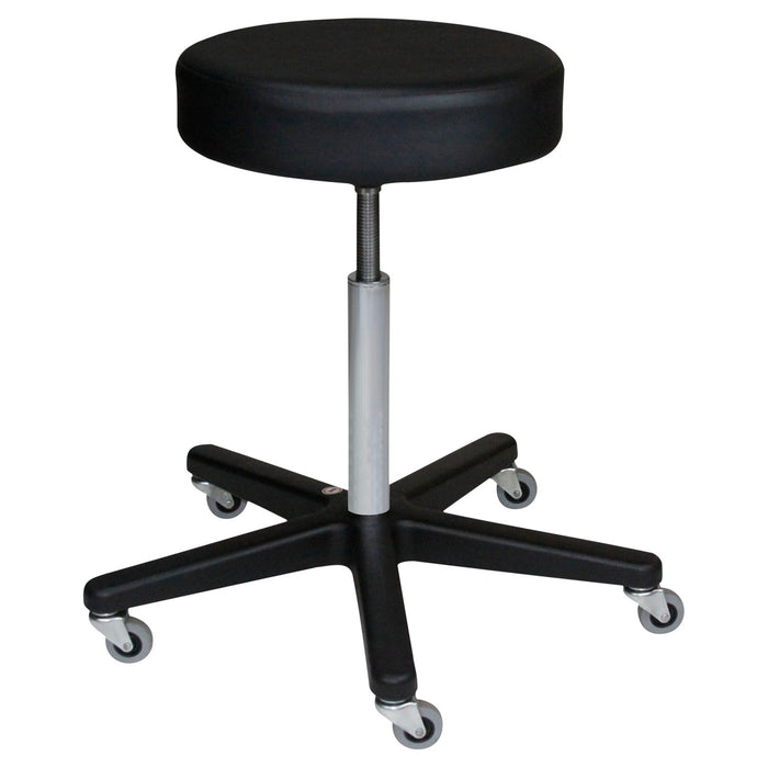 Blickman Industries Blickman Industries 1021113125 Exam Stool 1113 Black Leg Black Medical Furniture reLink Medical