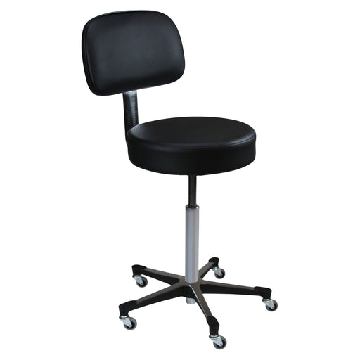 Blickman Industries Blickman Industries 1021113325 Exam Stool 1113 Black Leg Black Medical Furniture reLink Medical