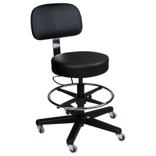 Blickman Industries Blickman Industries 1041212125 Deluxe Pneumatic Exam Stool Black Medical Furniture reLink Medical