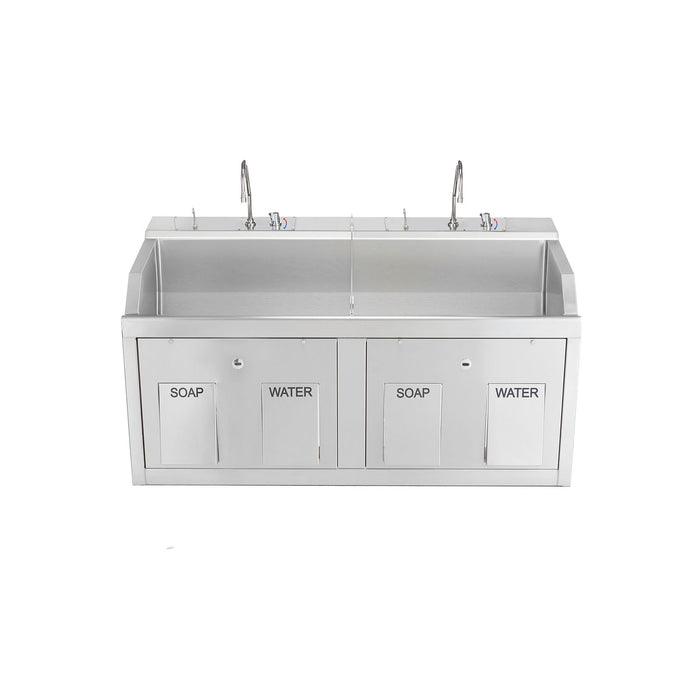 Blickman Industries Blickman Double Station Lodi Scrub Sink Medical Furniture reLink Medical