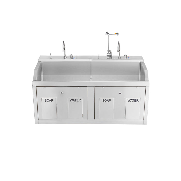 Blickman Industries Blickman Double Station Lodi Scrub Sink Medical Furniture reLink Medical