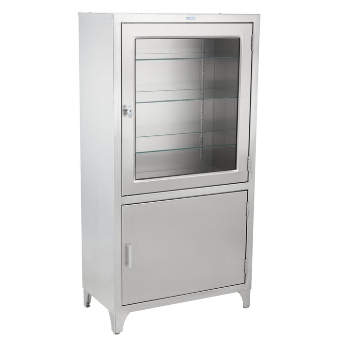 Blickman Industries Blickman Industries 1517953000 Kay Cabinet 30"W x 58"H x 16"D Glass Medical Furniture reLink Medical