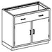 Blickman Industries Blickman Industries 2013235001 Base Cabinet 35"W x 35 3/4"H x 22"D Medical Furniture reLink Medical