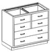 Blickman Industries Blickman Industries 2013635000 Base Cabinet 35"W x 35 3/4"H x 22"D Medical Furniture reLink Medical