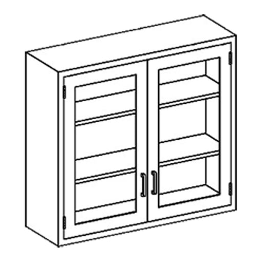 Blickman Industries Blickman Industries 2020335000 Wall Cabinet 35"W x 30"H x 13"D Medical Furniture reLink Medical
