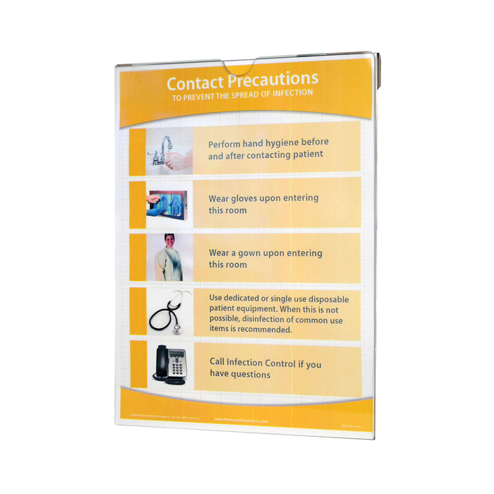 MarketLab, Inc. MarketLab Inc. MP-047 Sign Holder Clip-On Holds 8‚½"W x 11"H Supplies reLink Medical