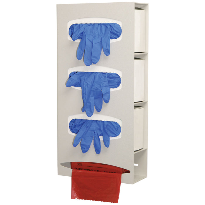 MarketLab, Inc. MarketLab Inc. PS004-0212 Triple Glove & Single Roll Bag Dispenser Supplies reLink Medical