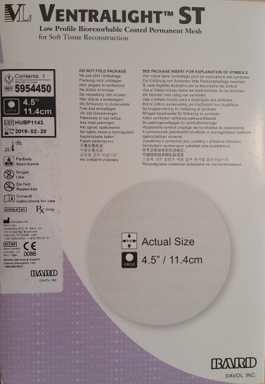 Bard Medical Bard Medical 5954450 Ventralight ST Mesh Circle Supplies reLink Medical