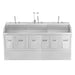 Blickman Industries Blickman Triple Station Lodi Scrub Sink Medical Furniture reLink Medical