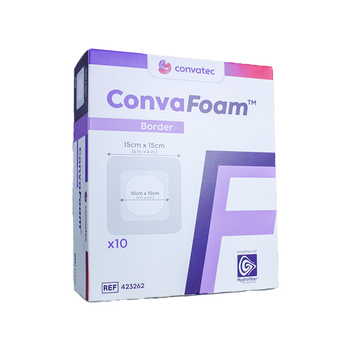 Convatec Convatec 423262 Border Adhesive Silicone Hydrofiber Foam Dressing 6" Supplies reLink Medical