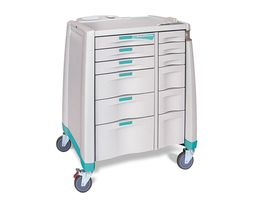 Capsa Healthcare AM10MC-EG-K-DR430 Standard Cart 43" H X 24" D X 31"