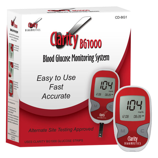 Clarity Diagnostics, LLC Clarity Diagnostics LLC CD-BG1 Clarity BG1000 Blood Glucose Meter Clinical Lab reLink Medical