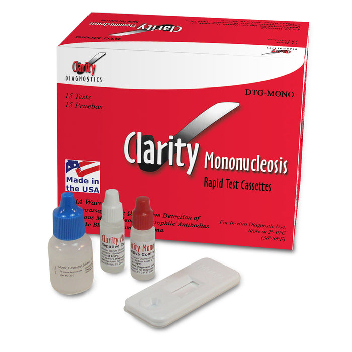 Clarity Diagnostics LLC DTG-MONO Clarity Mononucleosis Cassettes