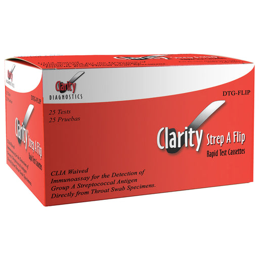 Clarity Diagnostics, LLC Clarity Diagnostics LLC DTG-STPFLIP Clarirty Strep A Flip Cassette Supplies reLink Medical