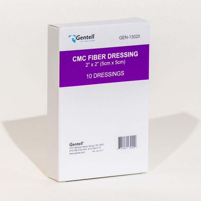 Gentell Gentell GEN-13020 CMC Fiber Dressing 2" x 2" Supplies reLink Medical